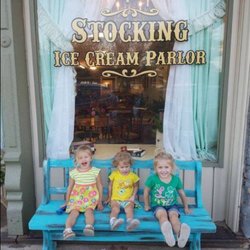 Stocking Ice Cream Parlor - Satisfied Customers!