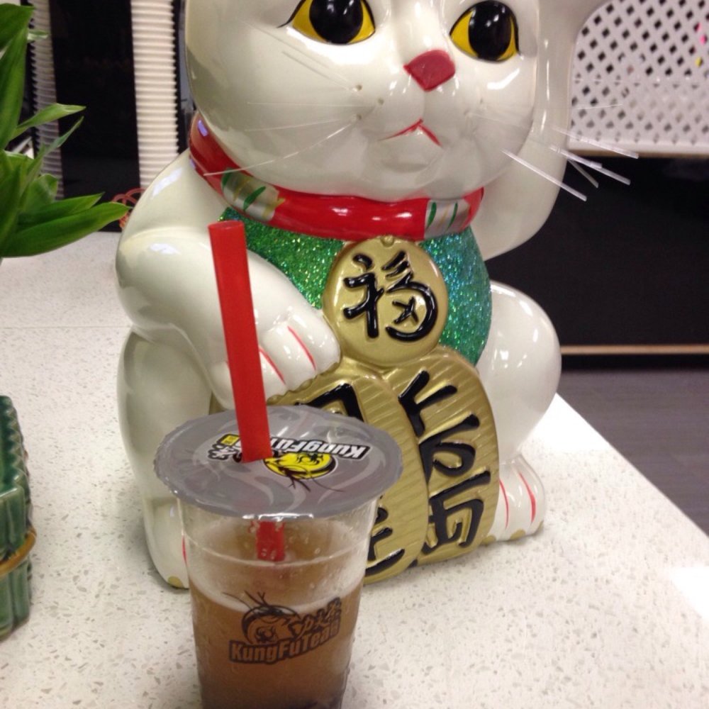 Kung Fu Tea - Awesome peach oolong w/ bubble and herbal jelly!!!! Soooooooooo gooooooood! - Bubble Tea Near Me - Columbus, Ohio Kung Fu Tea - Awesome peach oolong w/ bubble and herbal jelly!!!! Soooooooooo gooooooood! - Bubble Tea Near Me - Columbus, Ohio
