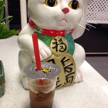 Kung Fu Tea - Awesome peach oolong w/ bubble and herbal jelly!!!! Soooooooooo gooooooood! - Bubble Tea Near Me - Columbus, Ohio Kung Fu Tea - Awesome peach oolong w/ bubble and herbal jelly!!!! Soooooooooo gooooooood! - Bubble Tea Near Me - Columbus, Ohio