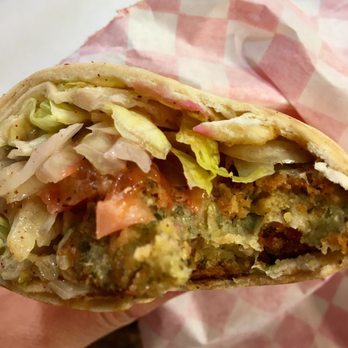 Oaza Shawarma Plus - Falafel sandwich. Good crust and seasoning. - Middle Eastern Near Me - Mississauga, Ontario Oaza Shawarma Plus - Falafel sandwich. Good crust and seasoning. - Middle Eastern Near Me - Mississauga, Ontario