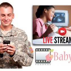 Baby Joy 3D/4D Mobile Ultrasound - Live Streaming and imagery online is now available! Active Military families receive FREE Live streaming!! and 5 min extra scanning time!