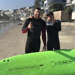 Malibu Surf Coach - All Pro NFL footballer, Connor Barwin, getting some coaching in with us!