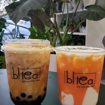 BLTea - Creme brulee milk tea & milky moon - Bubble Tea Near Me - Los Angeles, California