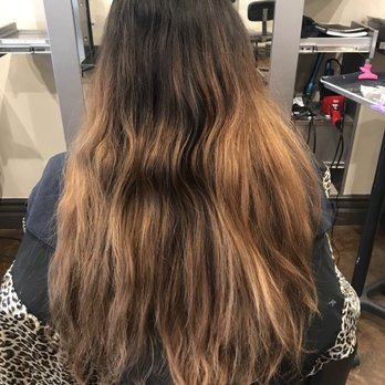 Escape Salon - My before Straight brass orange hair - Hair Salons Near Me - Claremont, California
