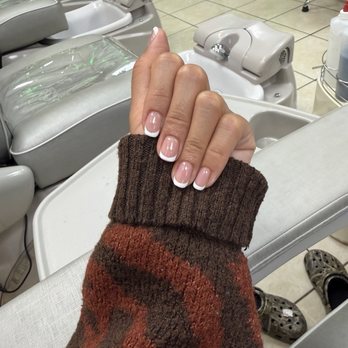 Dazzle Hair & Nail Spa - Simple gel French tip :) - Nail Salons Near Me - Van Nuys, California Dazzle Hair & Nail Spa - Simple gel French tip :) - Nail Salons Near Me - Van Nuys, California