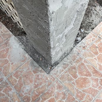 USA Tile & Marble - a closeup of the base of a concrete column - Flooring Near Me - Doral, Florida USA Tile & Marble - a closeup of the base of a concrete column - Flooring Near Me - Doral, Florida