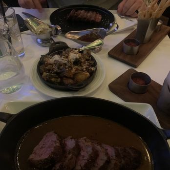 Tellers An American Chophouse - pepper steak frites, brussels, duck fat fries, japanese wagyu - Steakhouses Near Me - Islip, New York Tellers An American Chophouse - pepper steak frites, brussels, duck fat fries, japanese wagyu - Steakhouses Near Me - Islip, New York