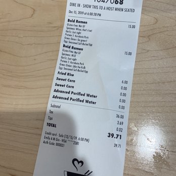 Tatsu Ramen - Expensive Ramen. We left tip on the table in cash - Ramen Near Me - Pasadena, California Tatsu Ramen - Expensive Ramen. We left tip on the table in cash - Ramen Near Me - Pasadena, California