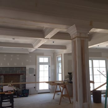 Badger Renovations - Coffered ceiling almost done! - General Contractors Near Me Badger Renovations - Coffered ceiling almost done! - General Contractors Near Me