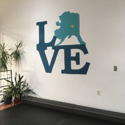 Golden Heart Preforming Arts - The wall in the upper studio.