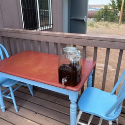 Sun tea on front porch.