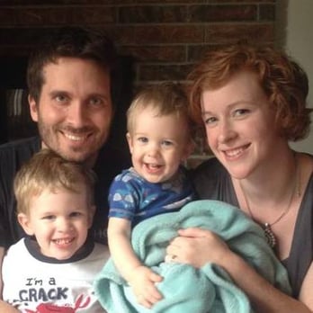 Premier Vision Center - Dr. Owen and his wife of 9 years, Camille, along with their two sons Elijah (4) and Gabriel (2). - Optometrists Near Me - Muskogee, Oklahoma