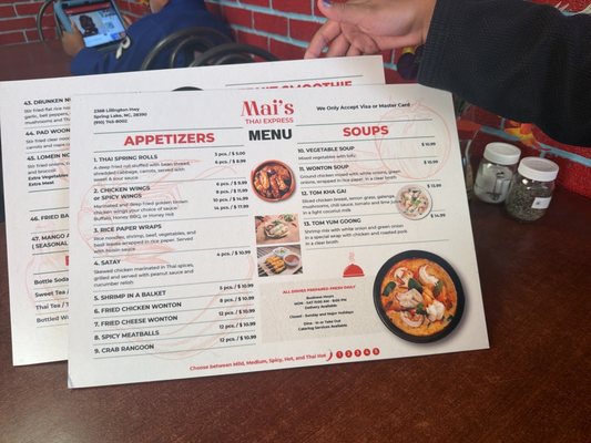 Menu photo 1 Mai’s Thai Express Spring Lake, NC Menu photo 1 Mai’s Thai Express Spring Lake, NC