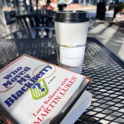 Somethings Brewing Downtown - My extra large pumpkin spice latte, and sunshine while I sit outside on this beautiful autumn afternoon.