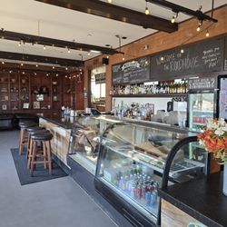 Davenport Roadhouse - Bakery and soda case & Bar Seating area