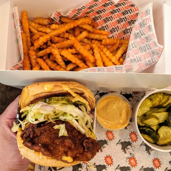 Howlin' Ray's - Shake Fries, Hot Chicken Sando, Comeback Sauce, Pickles. - Southern Near Me - Los Angeles, California Howlin' Ray's - Shake Fries, Hot Chicken Sando, Comeback Sauce, Pickles. - Southern Near Me - Los Angeles, California