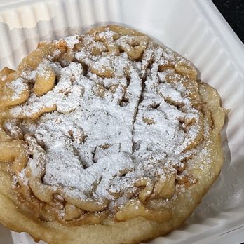 The Funnel House - Freshly fried Funnel Cake w/ powdered sugar - Desserts Near Me - Long Beach, California The Funnel House - Freshly fried Funnel Cake w/ powdered sugar - Desserts Near Me - Long Beach, California