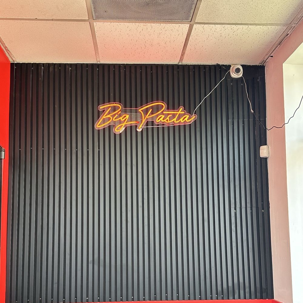 Pasta Bowl Restaurant - Neon Big Pasta Sign - Soul Food Near Me - Detroit, Michigan Pasta Bowl Restaurant - Neon Big Pasta Sign - Soul Food Near Me - Detroit, Michigan