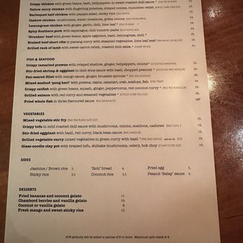 Soi 4 Bangkok Eatery - Menu - Thai Near Me - Scottsdale, Arizona