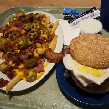 Tolly-Ho - Epic fries and a big Tolly w/fried egg and swiss cheese! Oh and cannot forget the ranch dipping sauce! - American Near Me - Lexington, Kentucky Tolly-Ho - Epic fries and a big Tolly w/fried egg and swiss cheese! Oh and cannot forget the ranch dipping sauce! - American Near Me - Lexington, Kentucky