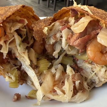 Green Apple China Bistro - Inside of the eggrolls - Chinese Near Me - Studio City, California