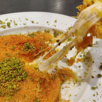Sababa Mediterranean Cuisine - Knafeh with the necessary stretch - Buffets Near Me - Richardson, Texas