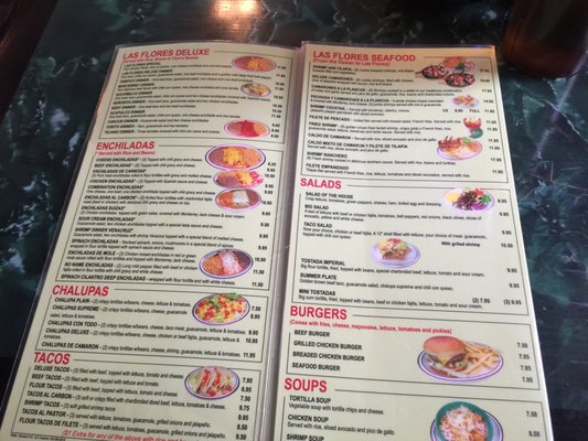 Menu photo 2 Las Flores Mexican Restaurant Wallis, TX