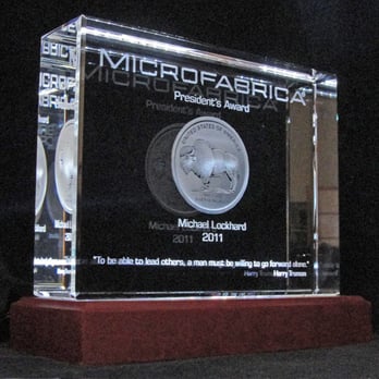 Goodcount - Crystal award - Customized Merchandise Near Me - Irvine, California