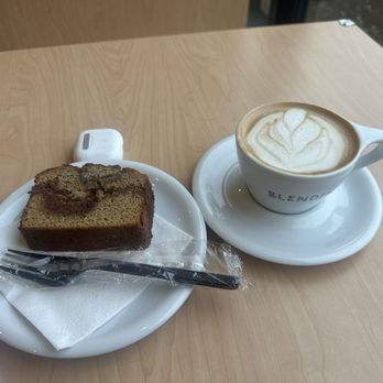 BlendIn Coffee Club - Alcyone's love with cinnamon bread - Coffee & Tea Near Me - Sugar Land, Texas