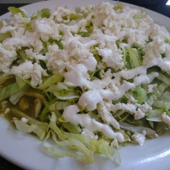 Potzolcano - Green enchiladas - Mexican Near Me - Santa Ana, California
