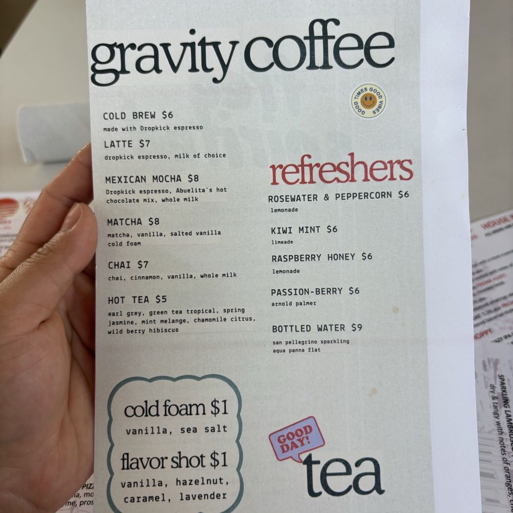 Gravity Heights - Mission Valley - Coffee, Refreshers, Tea Menu - Breakfast & Brunch Near Me - San Diego, California