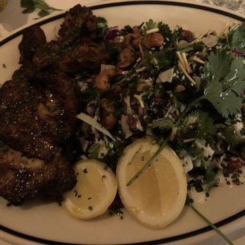 La Lucha - Blacken Chicken Salad with Curry Sauce - Seafood Near Me - Houston, Texas