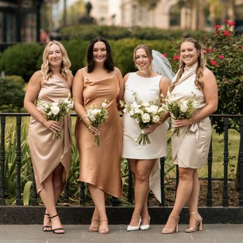 Juliette Floral Design - bridal bouquet and three bridesmaids' bouquets - Floral Designers Near Me - Brooklyn, New York Juliette Floral Design - bridal bouquet and three bridesmaids' bouquets - Floral Designers Near Me - Brooklyn, New York