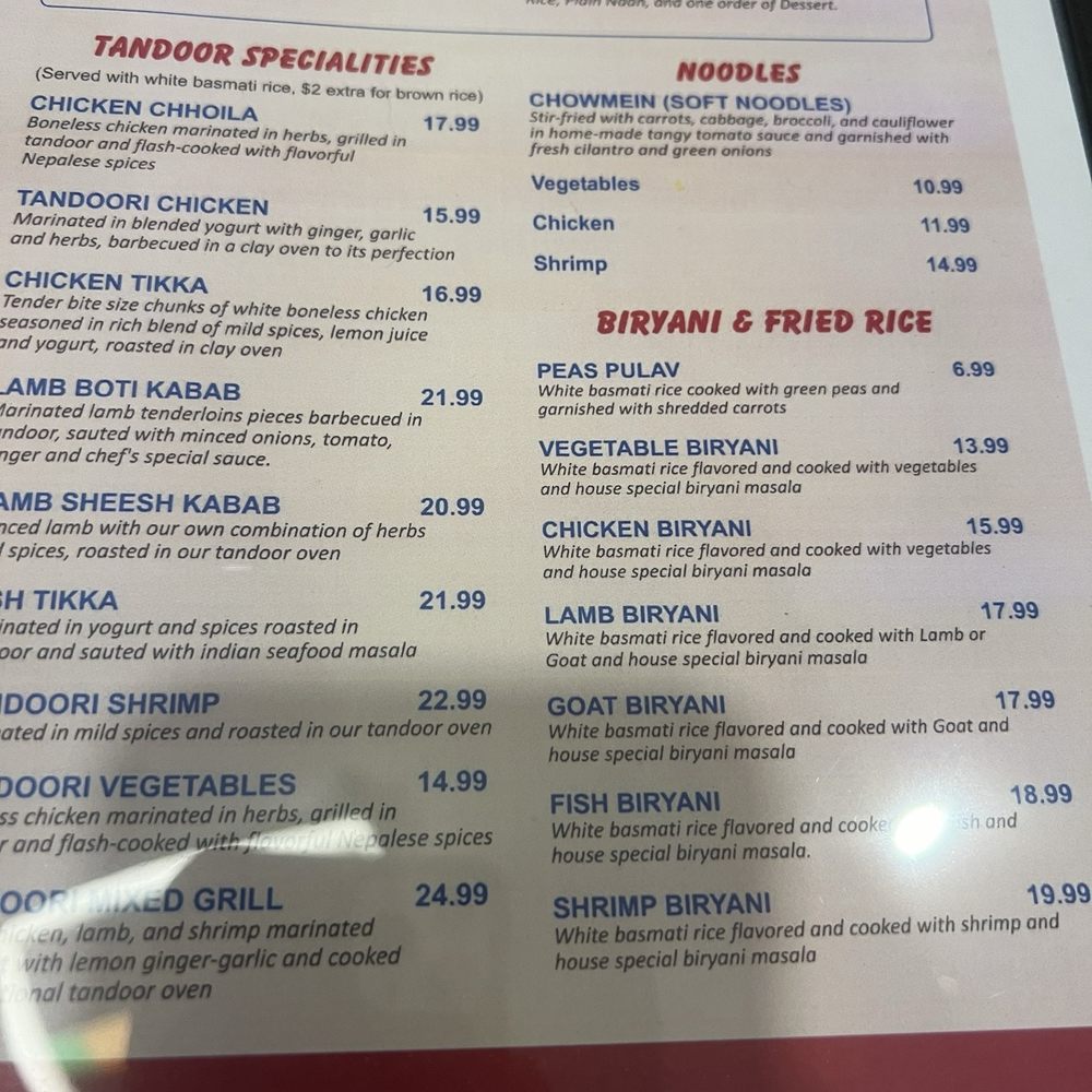 Taj Cafe - Menu - Indian Near Me - Santa Rosa, California
