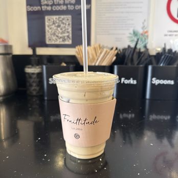 Fruittitude - sea salt carmel latte - Bubble Tea Near Me - La Jolla, California