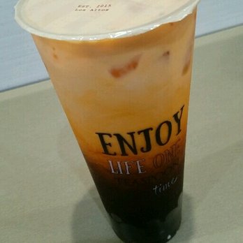 Teaspoon Milpitas - Can't go wrong with the basic Thai Tea - Coffee & Tea Near Me - Milpitas, California