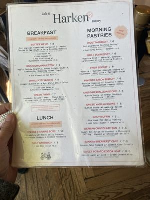 Menu photo 5 Harken Cafe Charleston, SC
