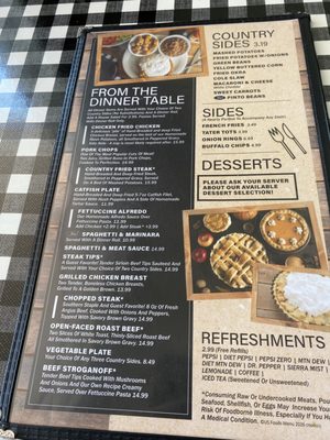 Menu photo 3 Roberson Family Restaurant Seymour, TN