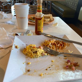 Scramble, a breakfast & lunch joint - Phoenix Scramble Yummy too bad I didn't get the before! - Breakfast & Brunch Near Me - Tempe, Arizona