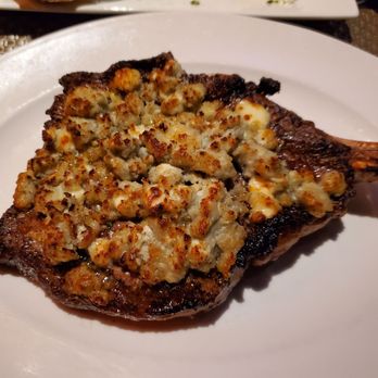 13 Prime Steak - 20 oz bone in rib eye blue cheese crusted - Steakhouses Near Me - Clovis, California 13 Prime Steak - 20 oz bone in rib eye blue cheese crusted - Steakhouses Near Me - Clovis, California