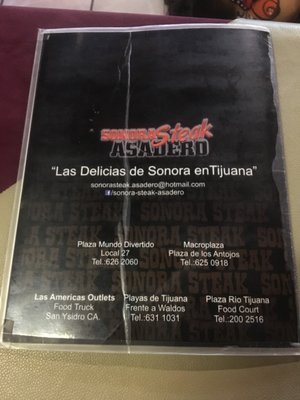 Menu photo 2 Sonora Steak Asadero Tijuana, BCN