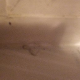 The "cleaned" window sill The "cleaned" window sill