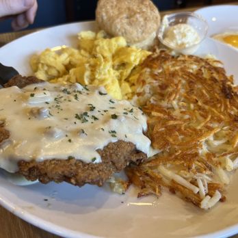 Broken Yolk Cafe - Very tasty Chicken Fried Steak & Eggs - American Near Me - Temecula, California