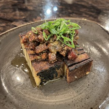 XO Restaurant - Seaweed potato au gratin, Portuguese sausage sauce - Asian Fusion Near Me - Honolulu, Hawaii