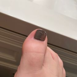 My toenail polish is clumpy and looks horrible for the time and price spent