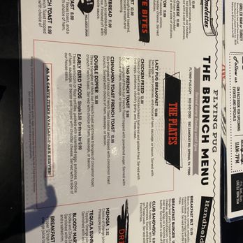 Flying Pug - Menu - Sports Bars Near Me - Spring, Texas