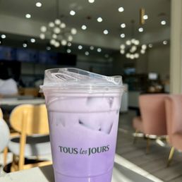 Came here for the curry croquette and taro milk bread but they were out of almost EVERYTHING! Not all is lost, snagged an ube latte. Came here for the curry croquette and taro milk bread but they were out of almost EVERYTHING! Not all is lost, snagged an ube latte.