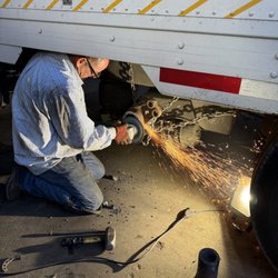 On Site Fleet Services - Trailer Axle Spindles Replaced
