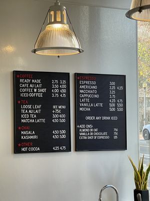 Menu photo 3 modern coffee Oakland, CA Menu photo 3 modern coffee Oakland, CA