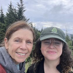 Andrews Bald Trail - Me and Aunt Kathy